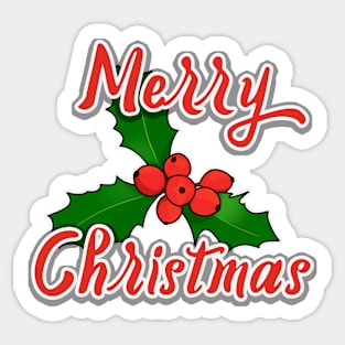 Sweet Christmas Kiss Sticker